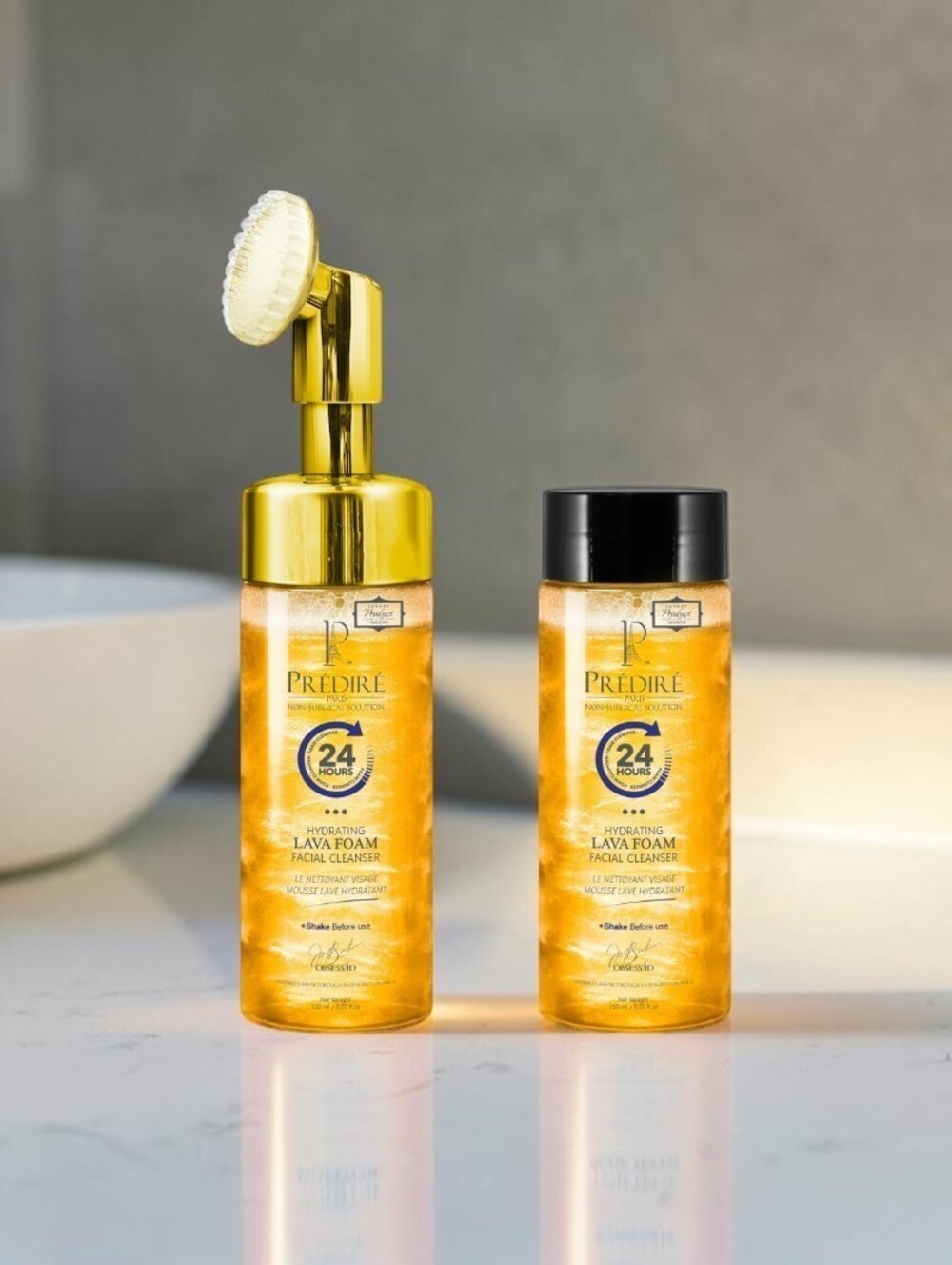 Predire Paris  Hydrating Lava Foam Facial Cleanser With Refill.